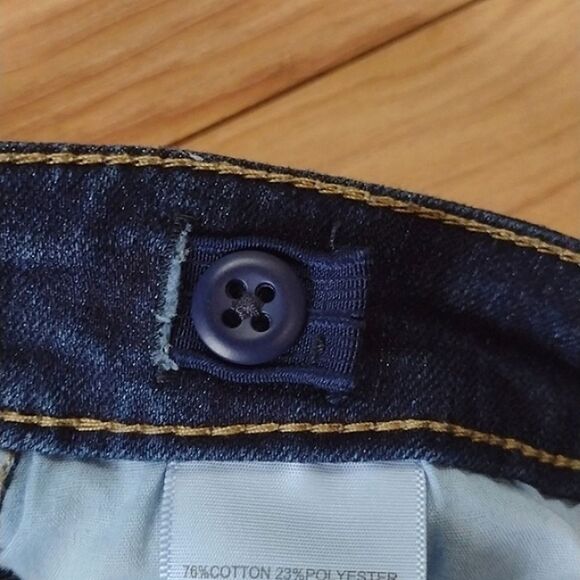 Levi's 711 Skinny Dark Denim 5 Pocket Jeans Size 14 Regular - Picture 7 of 12